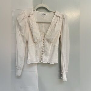 Reformation blouse size 0